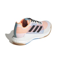 adidas Hallen-Indoorschuhe CrazyFlight weiss/orange Damen